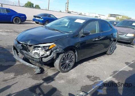 2016 Toyota Corolla S Plus from USA, damaged, VIN 2T1BURHE2GC678377